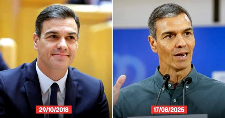 Retrato de Dorian Grey de Pedro Sánchez