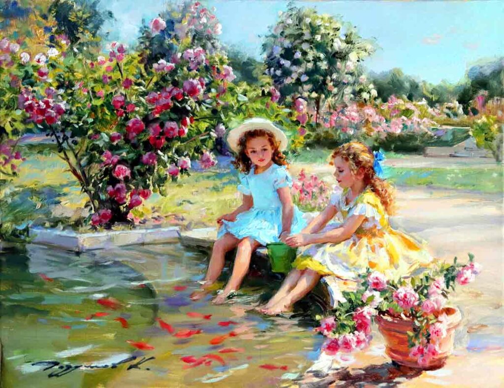 Konstantin Razumov, pintor ruso impresionista actual