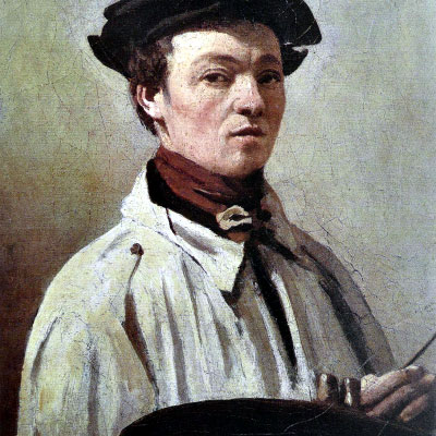 Jean Baptiste Camille Corot autorretrato
